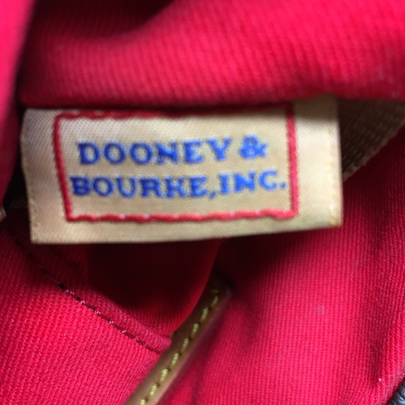 Vintage Dooney & Bourke Brown Leather Tassel Tote - Picture 6 of 8